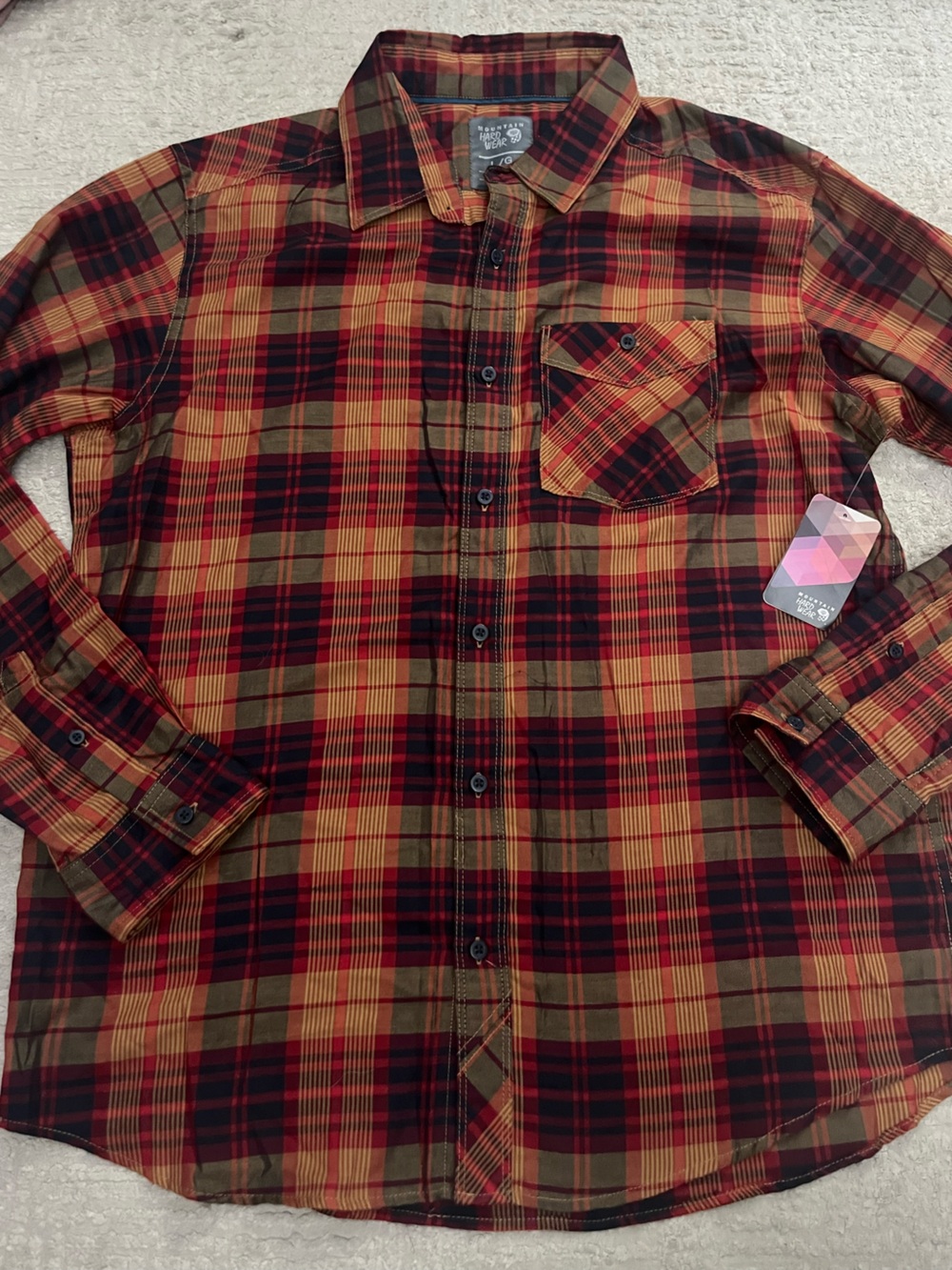 Mountain Hardware Franklin Long Sleeve Button Down Shirt